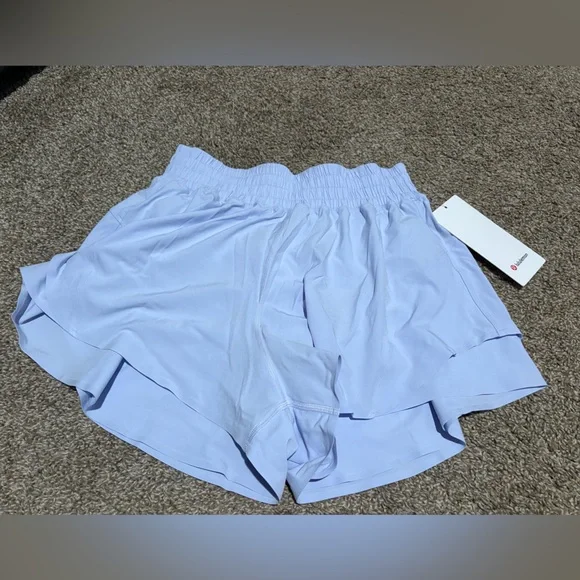 Serene Blue Lululemon Shake It Out High Rise Shorts 2.5” NWT Athletic Shorts - Picture 5 of 10